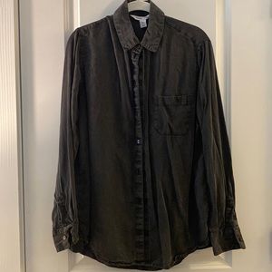 Old Navy washed black “the boyfriend shirt”. Size S Tall
